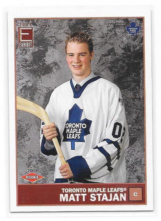 2003-04 Pacific Excibit #138 Matt Stajan Toronto RC