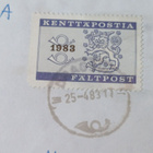 Kenttäposti 1983 merkillä kuori - pikkukuva 2