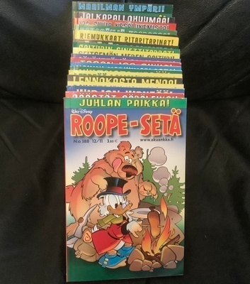 Roope Setä lehtiä