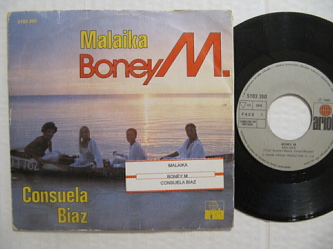 Boney M. Malaika / Consuela Biaz 7" sinkku