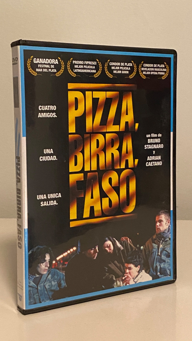 Pizza, Birra, Faso, alkuperäinen DVD julkaisu.