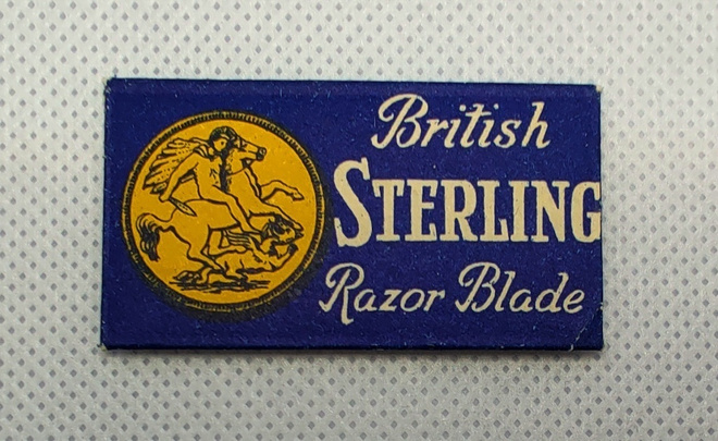 Vanha partaterä British Sterling