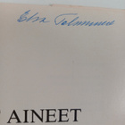 Elsa Tolmunen : Vahvat aineet : runoja (signeerattu) - pikkukuva 2