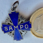 VANHA Merkki Sampo Vakuutusyhtiö Hopeaa 1942 - pikkukuva 1
