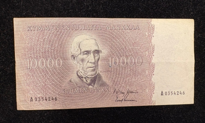 10000 markkaa 1955 VL II