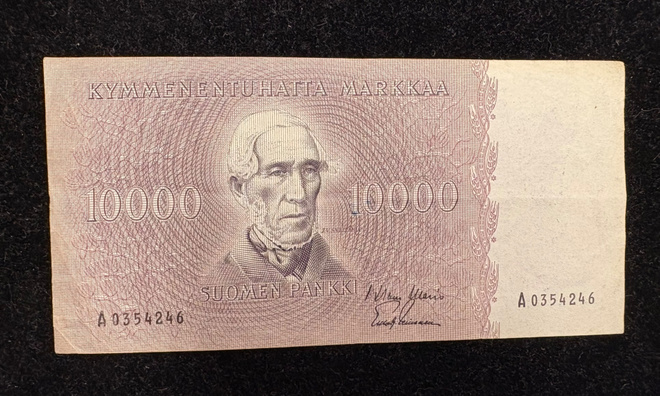 10000 markkaa 1955 VL II
