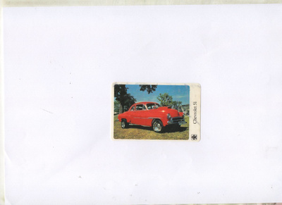 Säästöpankin keräilytarra Chevrolet 51