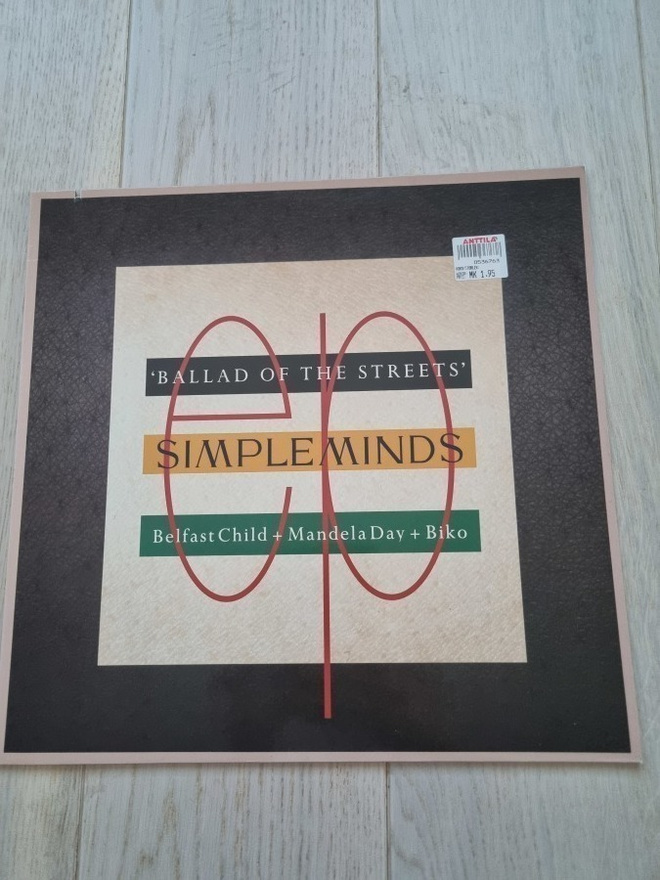 Simple Minds maxisinkku 12” Ballad of the Streets