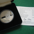100 mk hopea juhlaraha Helsinki 450 v. - 2000 PROOF rasia - pikkukuva 2