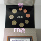 2008 PORTUGAL BU setti 1c - 2euro kaikki 8 kolikkoa - pikkukuva 1