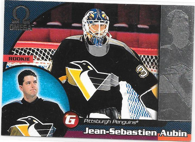 1998-99 Pacific Omega #192 Jean-Sebastien Aubin Penguins MV