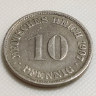 Saksa 10 Pfennig 1907A - pikkukuva 3