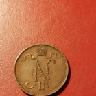 *Suomi *  1 penniä  *1907  *   Copper/Kupari *1+/EF - pikkukuva 2