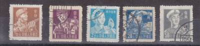 Kiina 1955-57 Mi 297-305 väliltä