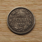 50 Penniä 1890 Hopeaa Aleksanteri III - pikkukuva 1