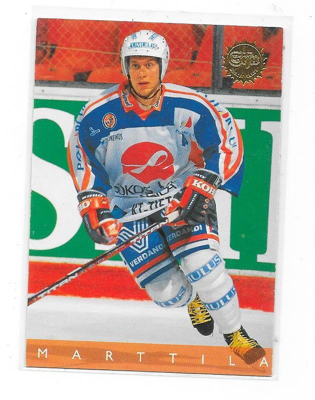 1994-95 SISU #18 Niko Marttila  HPK