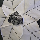 Musta valkoinen Tyynynpäällinen / Koristetyynynpäällinen X 2 - pikkukuva 1