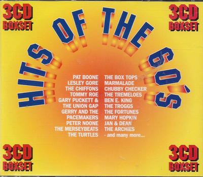 Hits Of The 60's (3CD) VG++! Pat Boone Marmalade The Turtles
