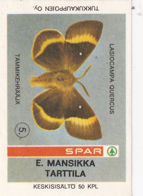 Tarttila, E. Mansikka , SPAR   b566