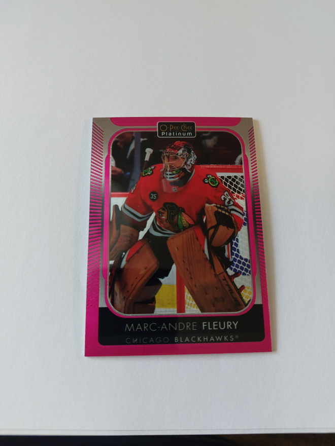 21-22 O-Pee-Chee Platinum Matte Pink #180 Marc-Andre Fleury