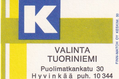 Hyvinkää. Valinta Tuoriniemi   b607