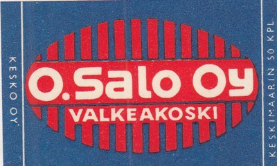 Valkeakoski, O. Salo Oy. Kesko Oy   b281