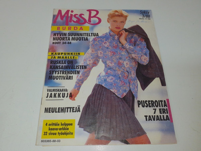 Burda Miss B 3/1988