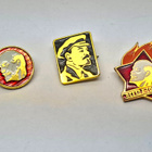 Lenin kullatut rintaneulat 3 kpl - pikkukuva 1