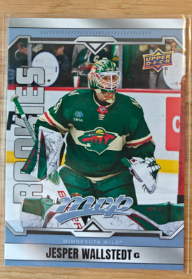 Jesper Wallstedt 2024-25 UD MVP Rookies