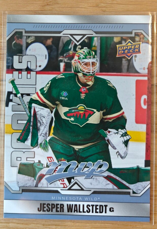 Jesper Wallstedt 2024-25 UD MVP Rookies