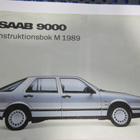 SAAB 9000 INSTRUKTIONSBOK M 1989 - pikkukuva 1