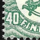 1926 M-17 40 p kapeat numerot HR ** LaPe 115 B I W 1 väri a - pikkukuva 1