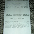 Hellas jääkiekkokortti 1965 KooVee Matti Reunamäki - pikkukuva 2