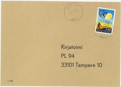 1973 WMO kirje - loisto Lapua