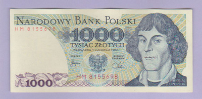 Puola 1000 Zlotych v.1982 P-146