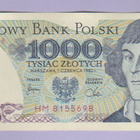 Puola 1000 Zlotych v.1982 P-146 - pikkukuva 1