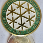 VANHA Merkki Mäkihyppy Hiihto Kisat 1969 Sveitsi Le Brassus - pikkukuva 1