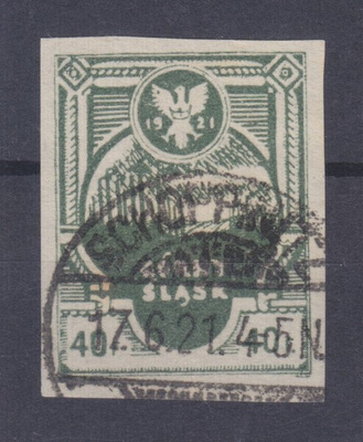 Saksa / Puola Itäinen Ylä-sleesia 1921 Mi 4B