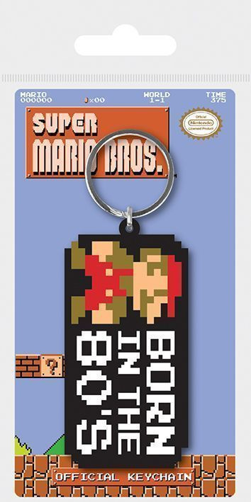 SUPER MARIO BORN IN THE 80´S KEYCHAIN	(65 302)	muovinen avai