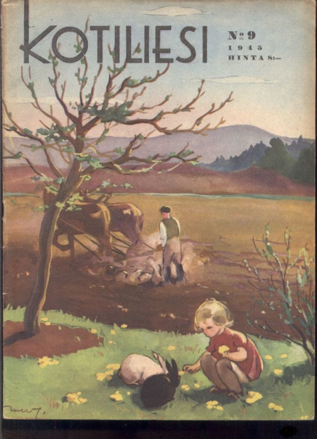 ååleh . KOTILIESI . Martta Wendelin. 1945 / N:o 9 .
