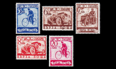 Bulgaria 365-9 * Pikakirjemerkit postinkuljetus (1939)