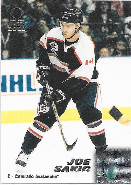 1999-00 Pacific Omega #66 Joe Sakic Colorado Avalanche