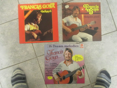 FRANCIS GOYA - 3 LP LEVYÄ !!