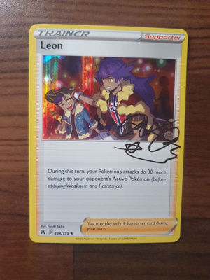 Pokemon Leon 134/159 Holo Rare