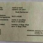 SUOMAL. MAALAUSTAIDETTA ATENEUM 1887-1987 POSTIMERKKIVIHKO - pikkukuva 3