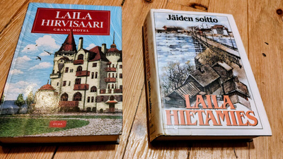 KIRJAPAKETTI LAILA HIETAMIES / HIRVISAARI, 2 kirjaa