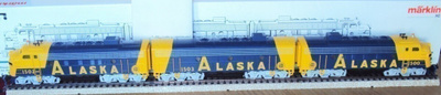 Märklin Alaska 3-osainen uusi USA F7 dieselveturi