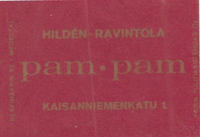 pam - pam. Hilden ravintola    b324