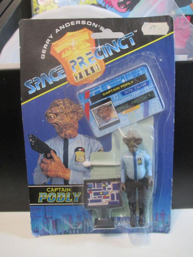 SPACE PRECINT Captain Podly (1994) figuuri - Vivid UUSI