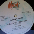SKY HIGH :: DON'T MOVE :: VINYYLI  MAXI  12"  3 TRACKS  1987 - pikkukuva 3